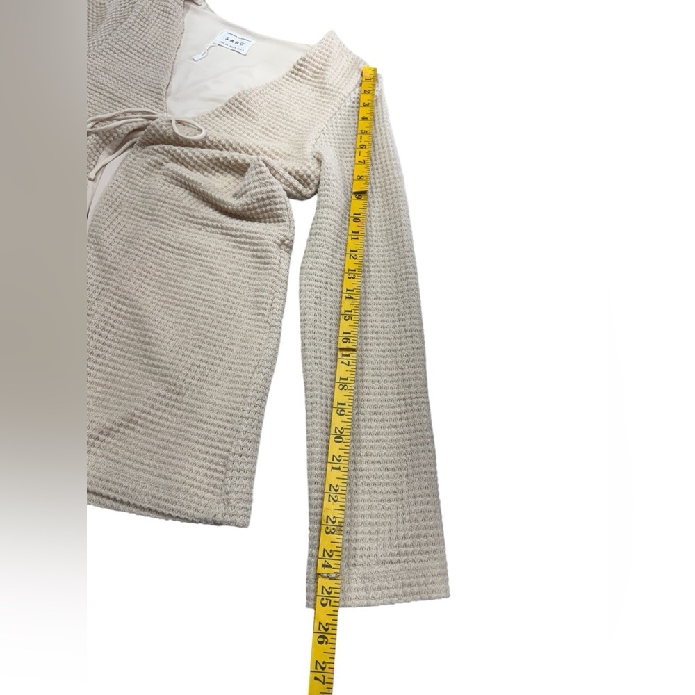 Sabo.Elegant beige Cardigan Sweater - Picture 13 of 16